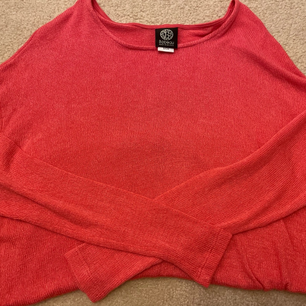 Women's Coral Crew Neck Sweater